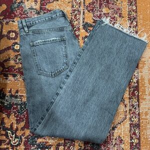 Frame Denim High Rise Jeans in Gray Le Jane Ankle 28 New without Tags Zurich